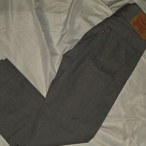 Levi's Men's Dark Gray Slim Straight Jeans